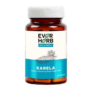 Everherb (By Pharmeasy) Karela - Blood Sugar Control - Lowers Bad Cholestrol - Bottle Of 60