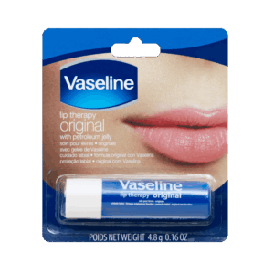 Vaseline Lip Therapy Moisturizing Hydrating Lip Balms with Petroleum, Vitamin E, Clear