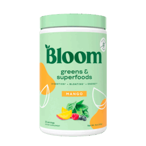 Bloom Nutrition Greens & Superfoods Powder, Mango, 25 Servings