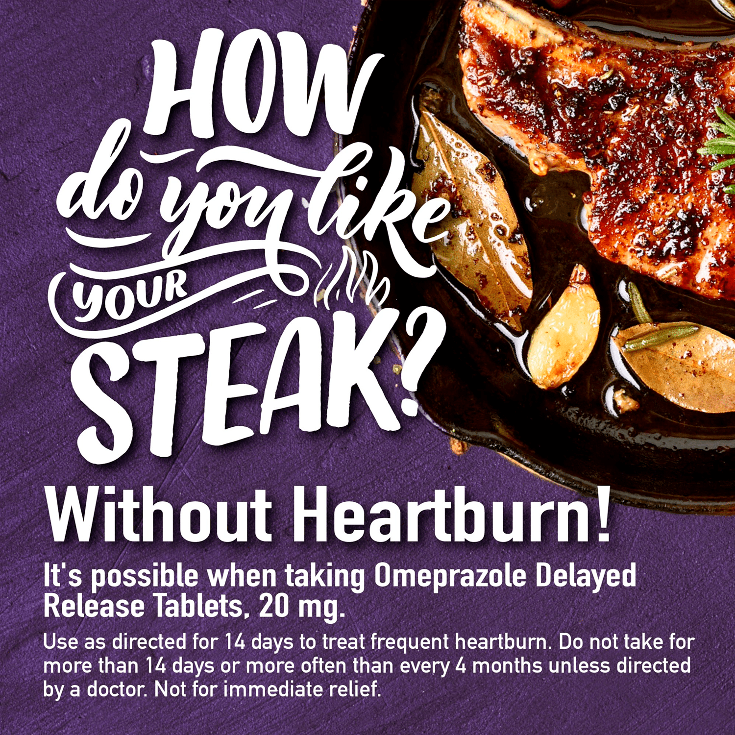 Equate Omeprazole Delayed Release Tablets 20 mg, Acid Reducer, 28 Count - Imagem 4